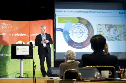 Kevin Vyse, M&S, at 10th European Bioplastics Conference