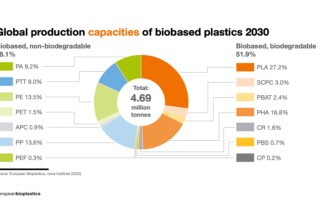 Global production capacities of biobased plastics 2030